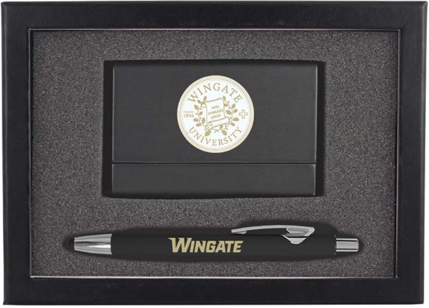 Wingate Business Card and Pen Set