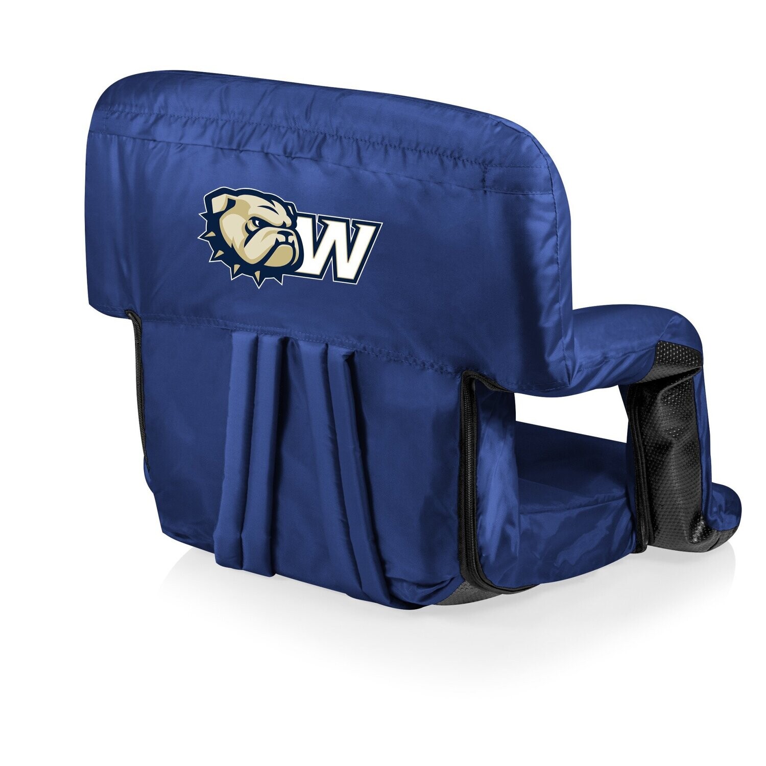 DROP SHIP ONLY  Blue Dog Head W Ventura Portable Reclining Stadium Seat (ONLINE ONLY)