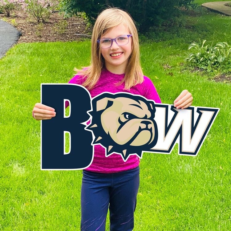 DROP SHIP ONLY Dog Head W Bound Yard Sign (ONLINE ONLY)