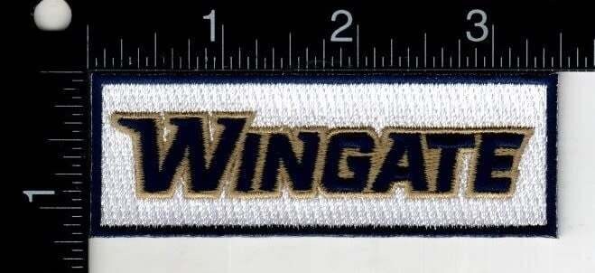 4&quot; Wingate Merrowed Edge Iron or Sew On Patch