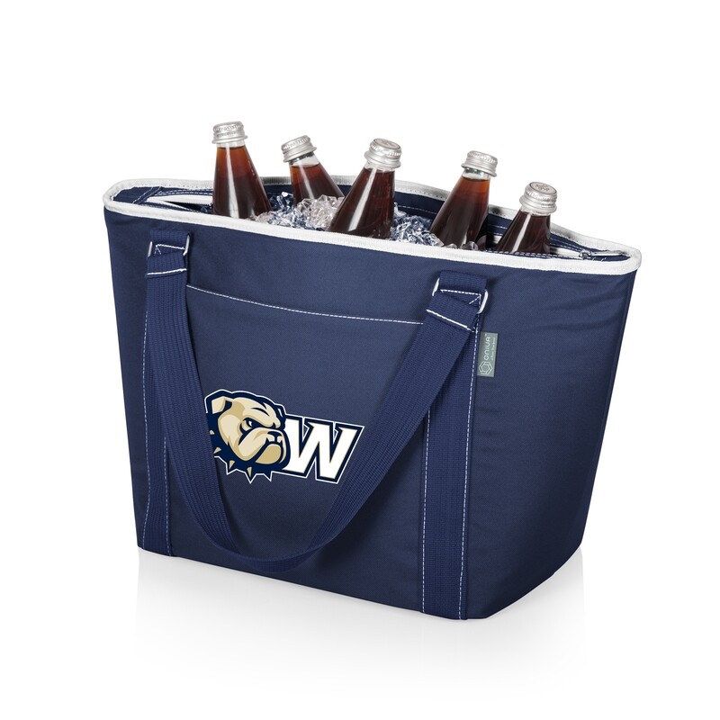 DROP SHIP ONLY  Navy Dog Head W Topanga Cooler Tote Bag (ONLINE ONLY)