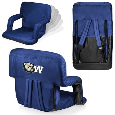 Dog Head W Ventura Portable Reclining Stadium Chair Seat