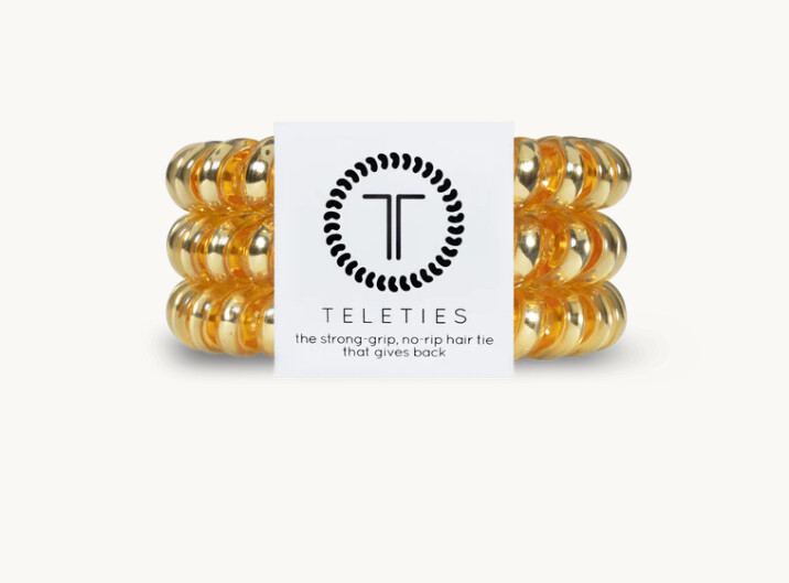 Sunset Gold Hair Tie Large (3 Pack)