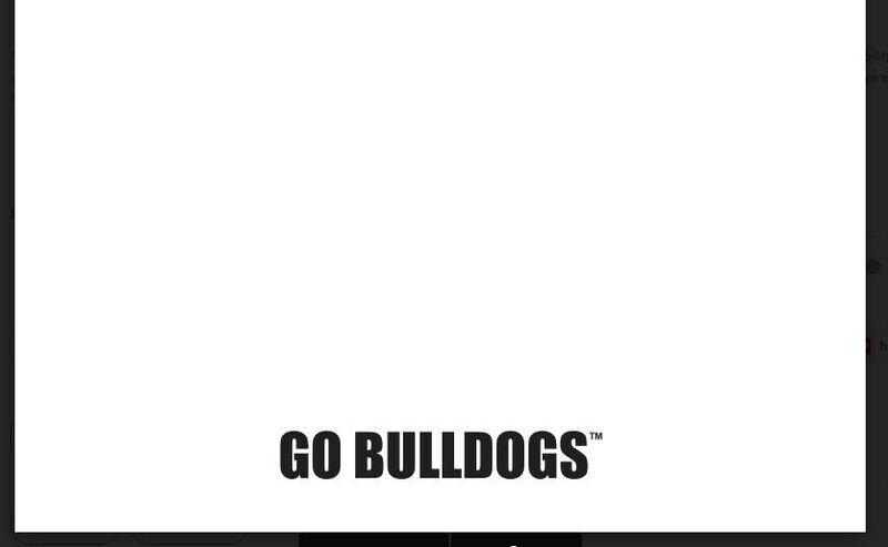 5" x 7"  Thank You Go Bulldogs Greeting Card