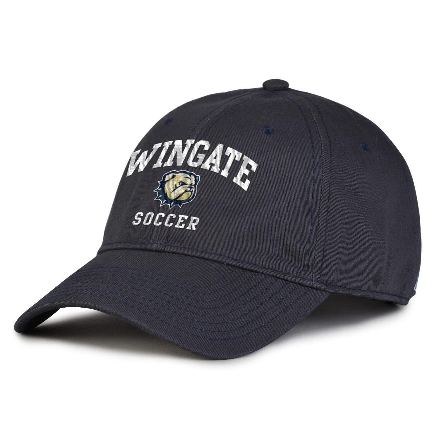 Deep Navy Wingate Dog Head Soccer Unstructured Adjustable Hat