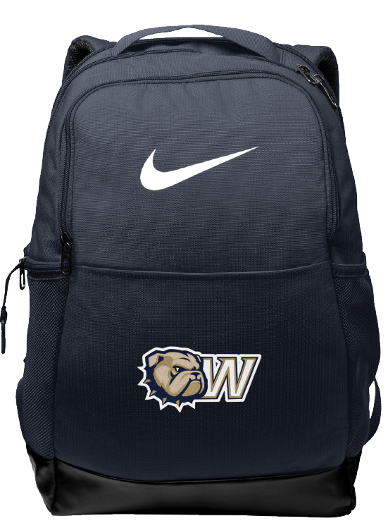 Navy Dog Head W Brasilia Medium Backpack