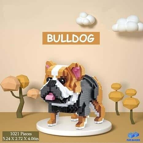 Mini Bulldog Building Block Set