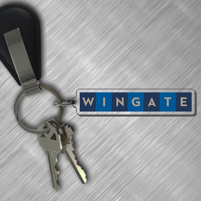 Wingate Letters Keychain