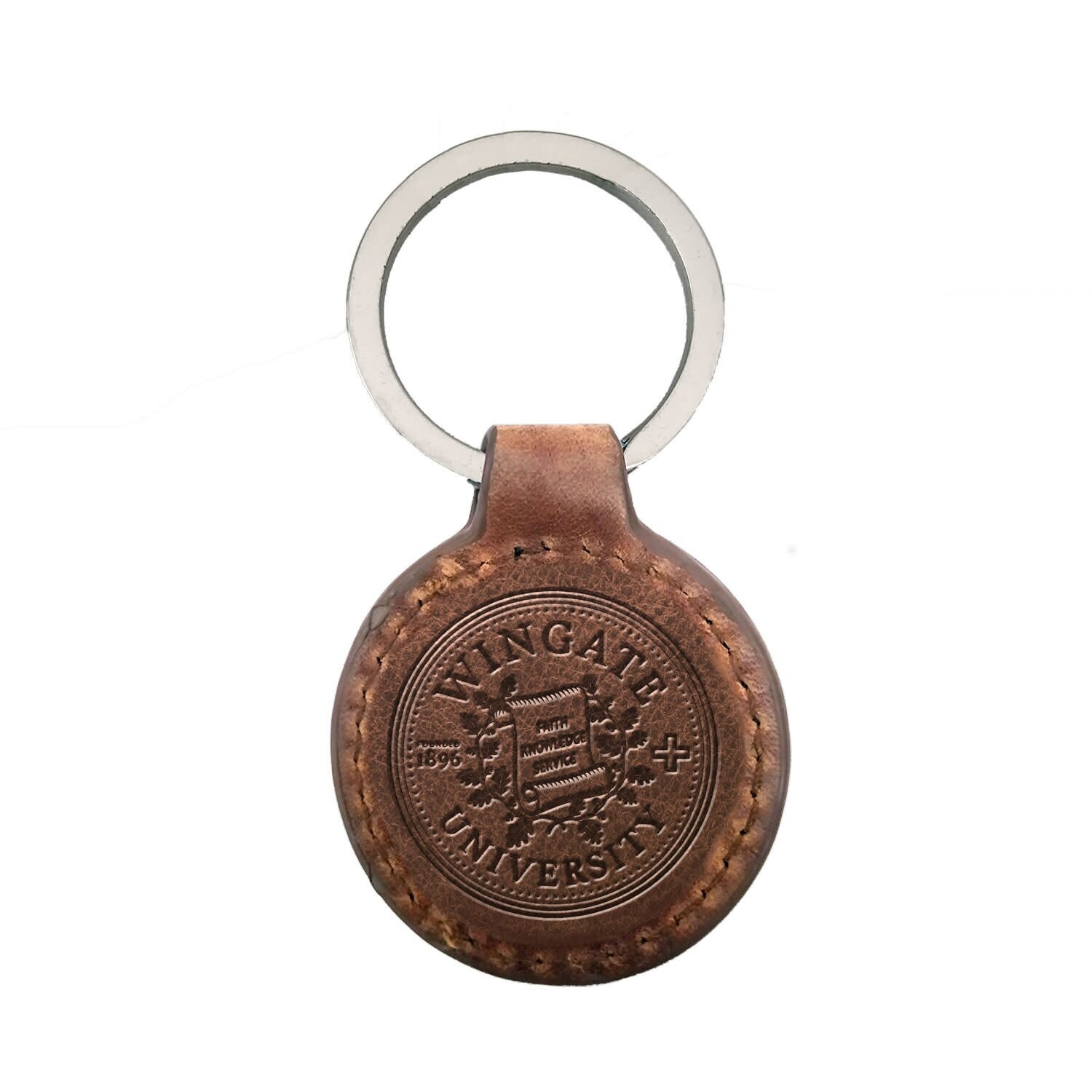 Westbridge Tan Leather Keychain