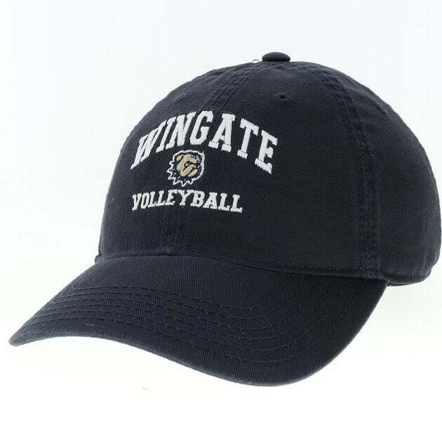 Navy EZA Wingate Dog Head Volleyball Unstructured Adjustable Hat