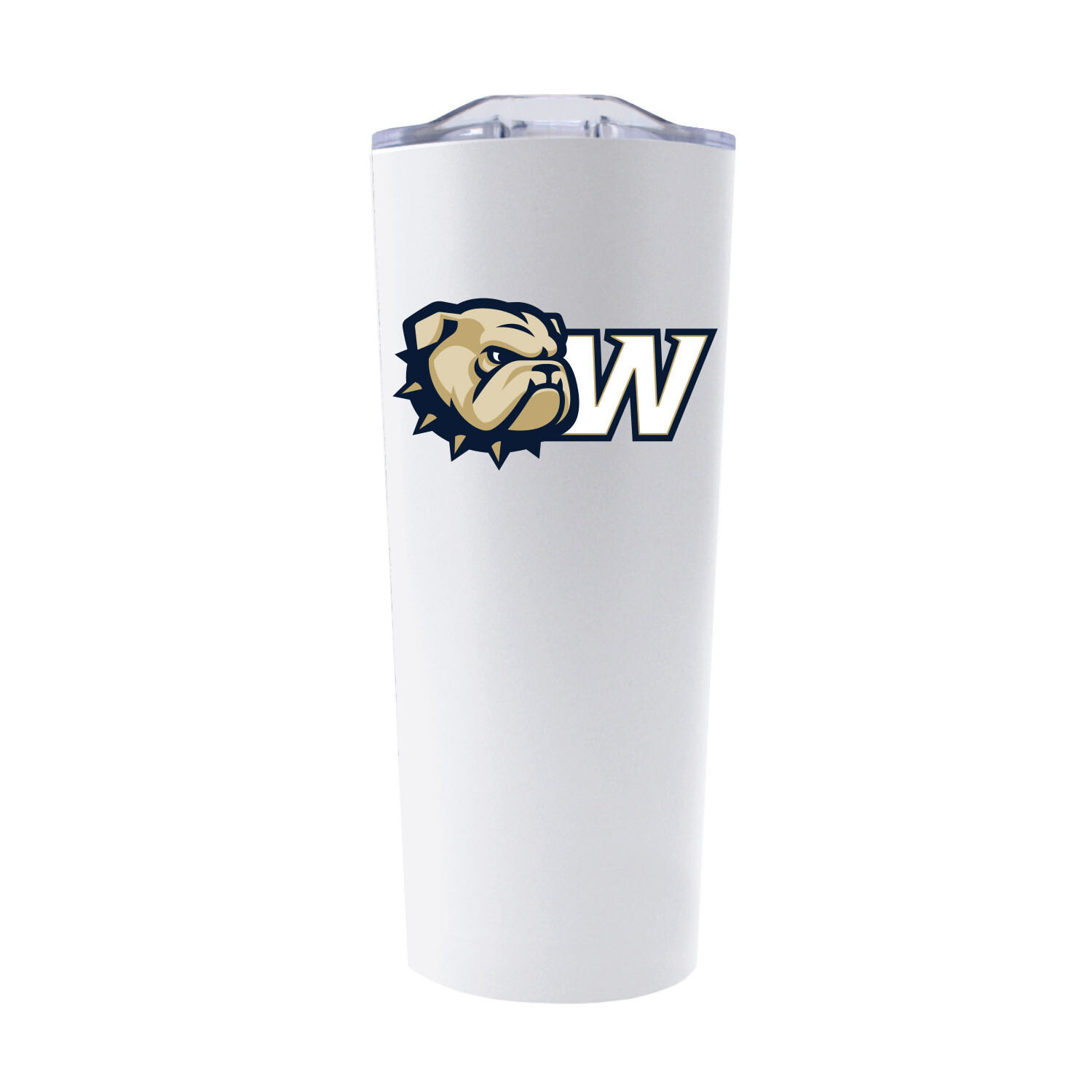22oz White Dog Head W MyBevi Bermuda Stainless Closure Lid Tumbler