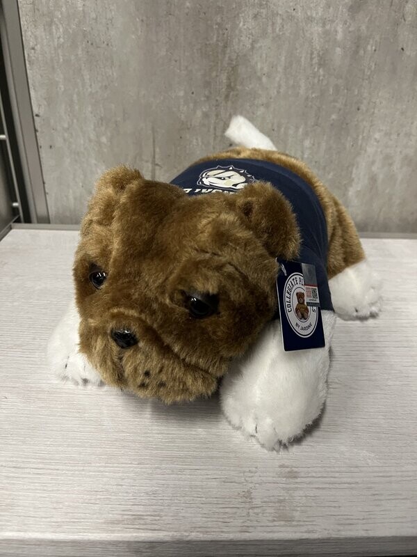 10&quot; Brown Bulldog with Wingate Dog Head Shirt Plush