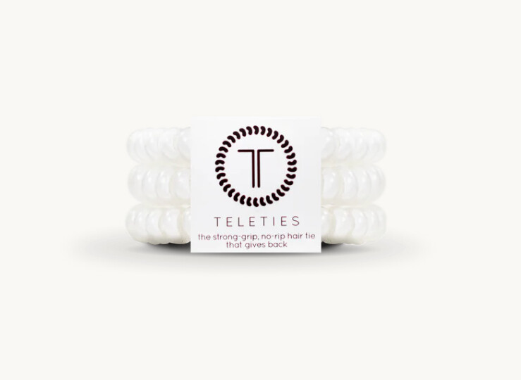 Coconut White Hair Tie Small (3 Pack)