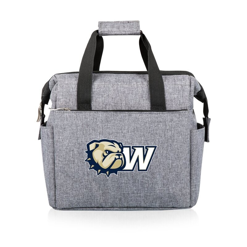 DROP SHIP ONLY  Grey  Dog Head W On The Go Lunch Cooler (ONLINE ONLY)