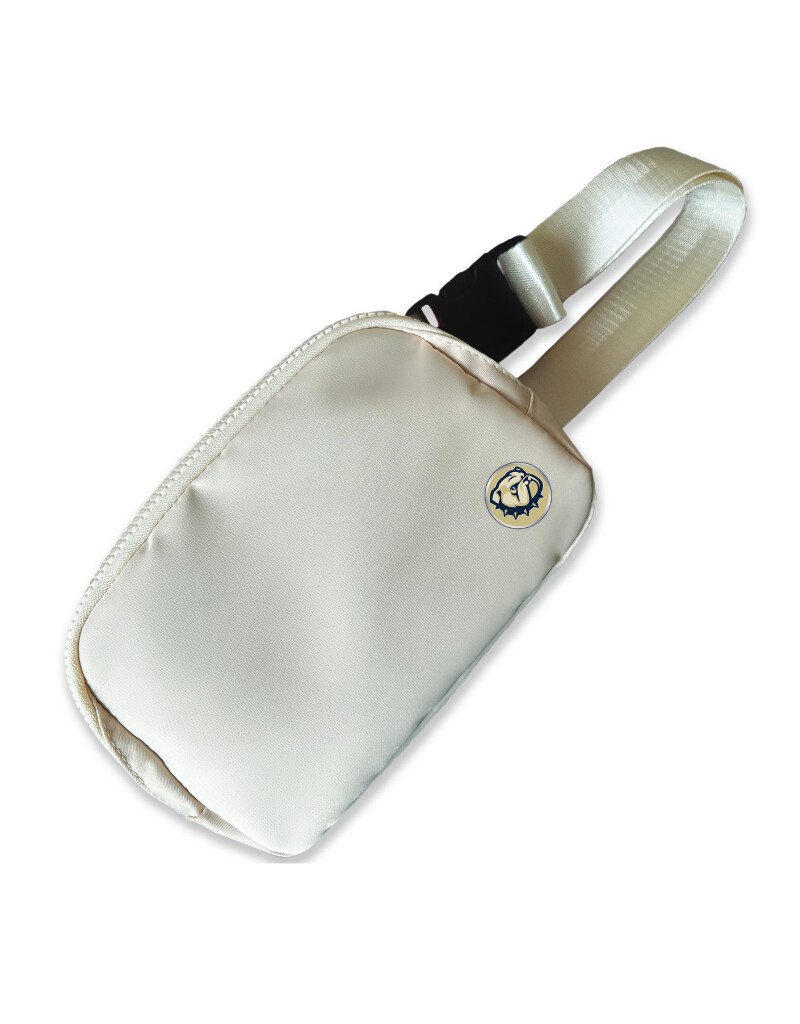Pearl Dog Head Logo Belt Bag