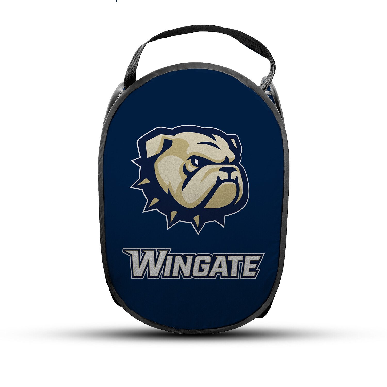 Navy Dog Head Wingate Mesh Pop Up Laundry Bag