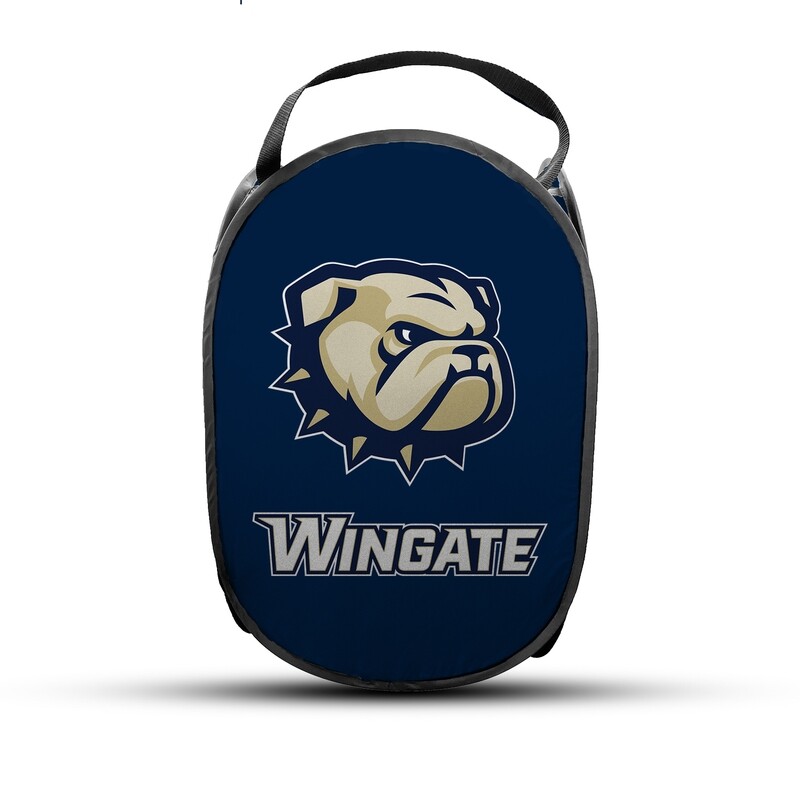 Navy Dog Head Wingate Mesh Pop Up Laundry Bag