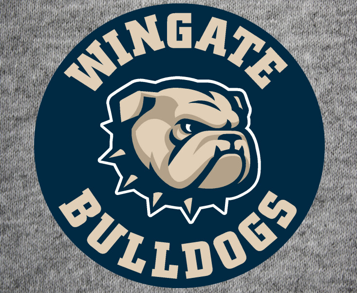 3 x 3 Wingate Dog Head Bulldogs Jumbo Button