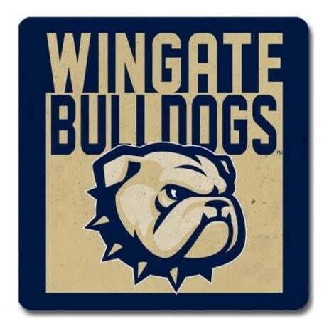 4&quot; x 4&quot; Wingate Bulldogs Dog Head W Single Square Ceramic Thirsty Coaster