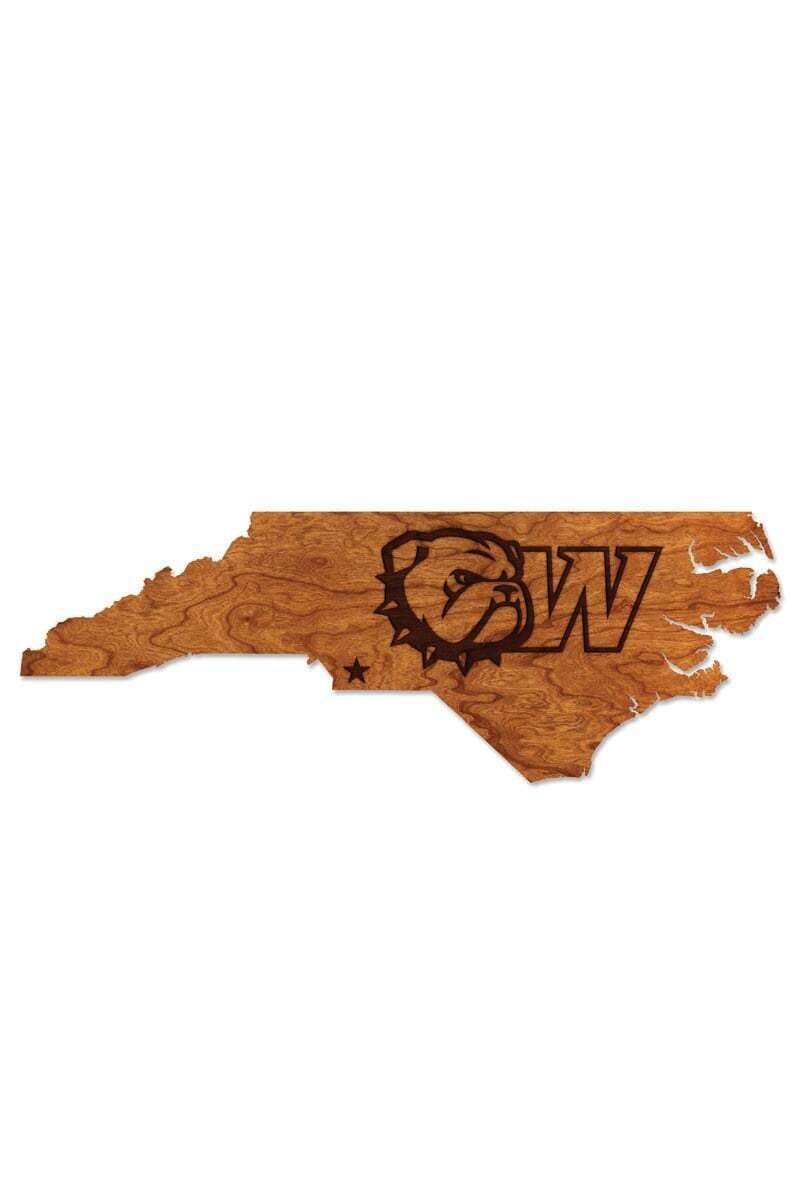 In Store Pickup Only 24&quot; x 8&quot; x .25&quot; Cherry State Wood Wall Hanging Dog Head W