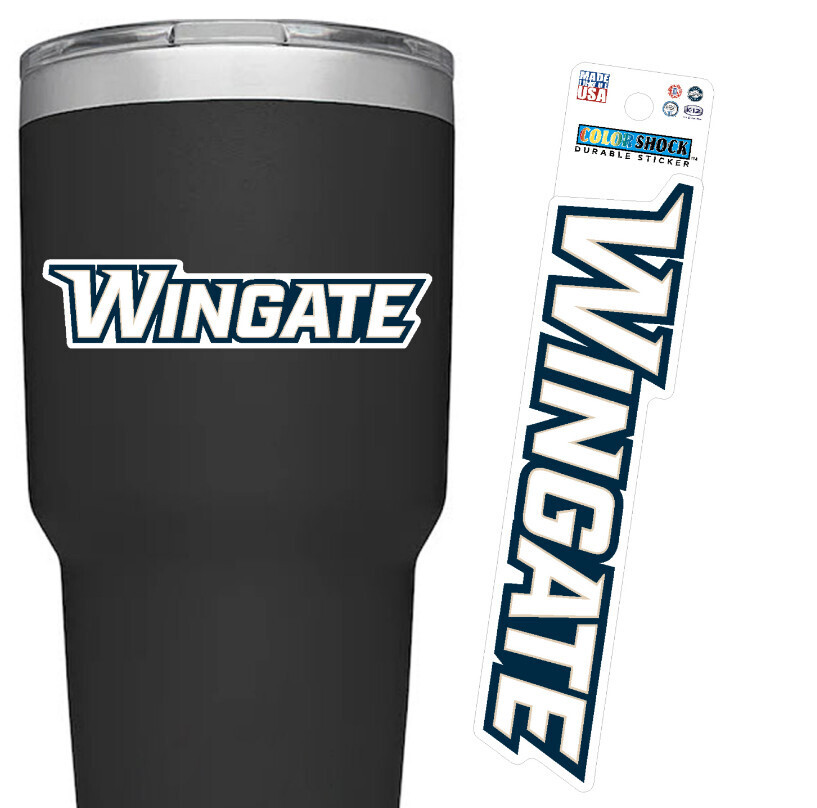 2.6&quot; x 3.9&quot; Wingate Durable Sticker