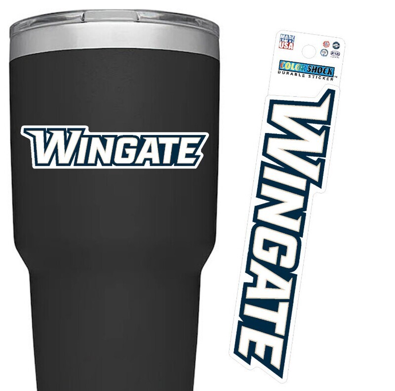 2.6&quot; x 3.9&quot; Wingate Durable Sticker