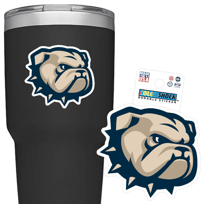 3.0&quot; x 3.3&quot; Dog Head Durable Sticker