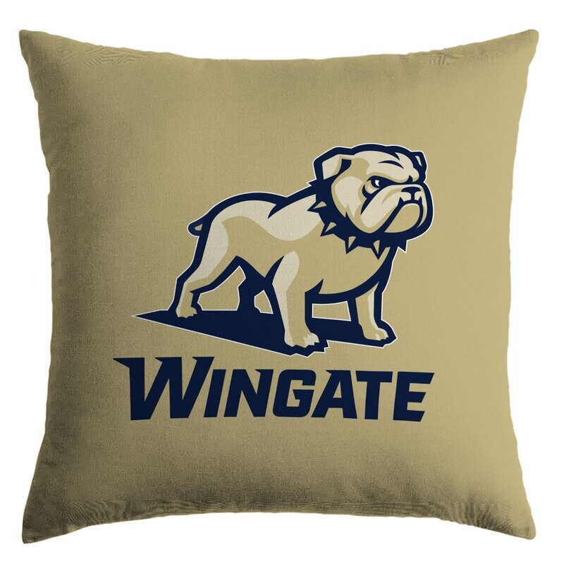 18" x 18" 2-Pack Gold Full Dog Over Wingate and Navy Seal Microfiber Pillow Covers (pillow not included)