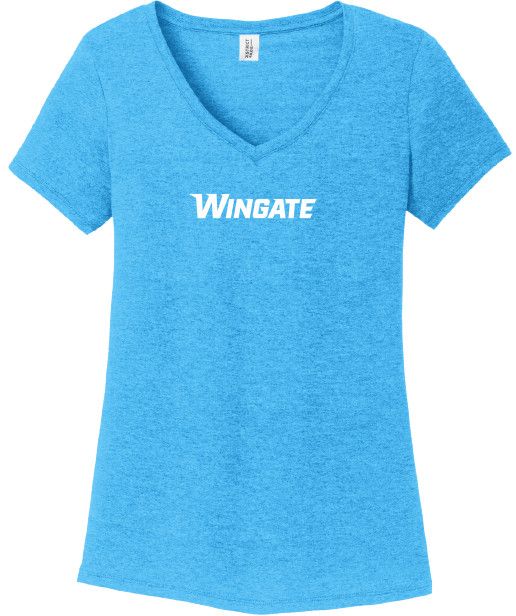 Turquoise Frost Wingate VNeck Perfect Tri Short Sleeve T Shirt, Size: SM