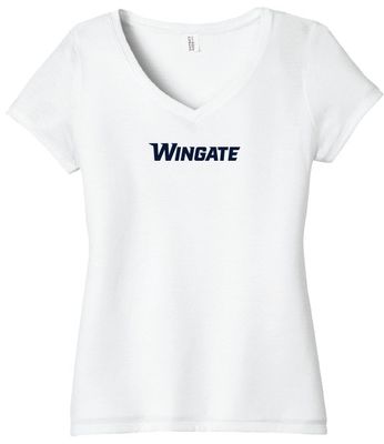White Wingate VNeck Perfect Tri Short Sleeve T Shirt