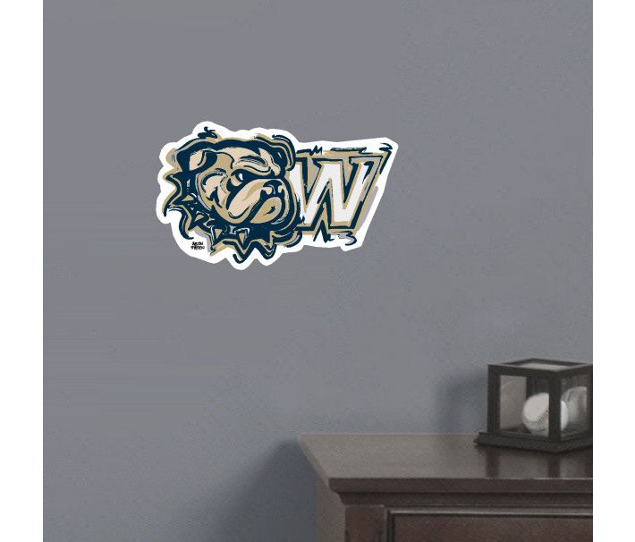 Justin Patten Dog Head W Mini Wall Sign