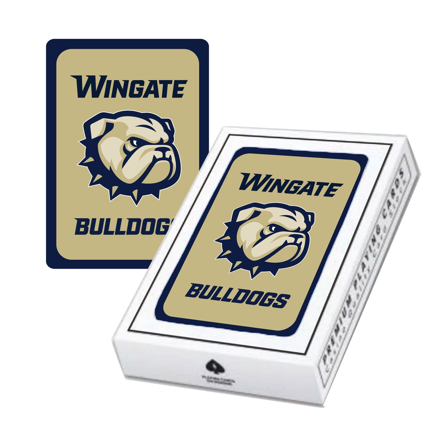 Wingate  Bulldogs Playing Cards