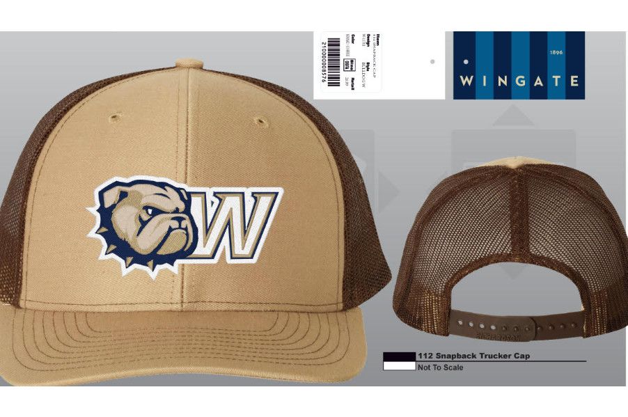 Khaki Coffee Black Dog Head W Mesh Back Structured Snapback Hat