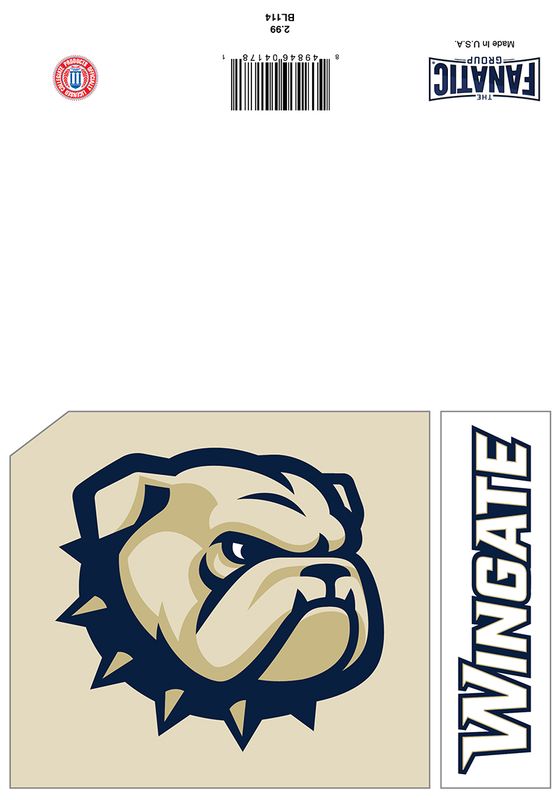 5" x 7" Wingate Go Bulldogs Greeting Card
