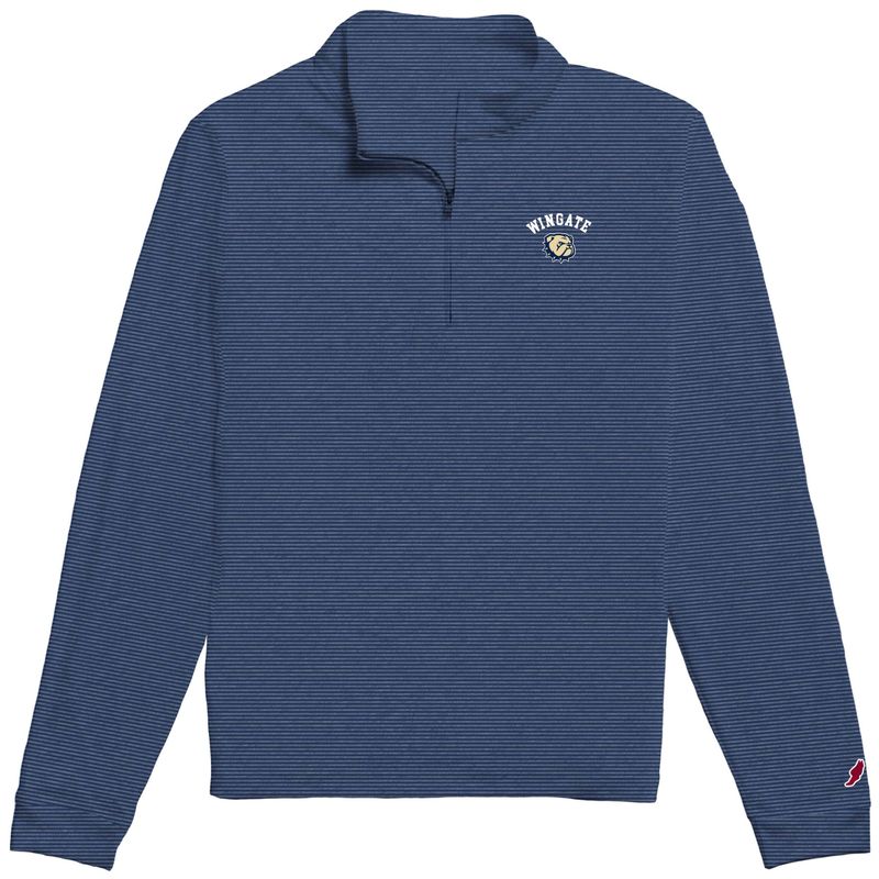 Navy Striped Wingate Dog Head Saturdays 1/4 Zip 