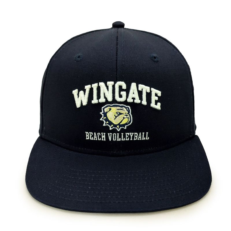 Deep Navy Wingate Dog Head Beach Volleyball Unstructured Adjustable Hat