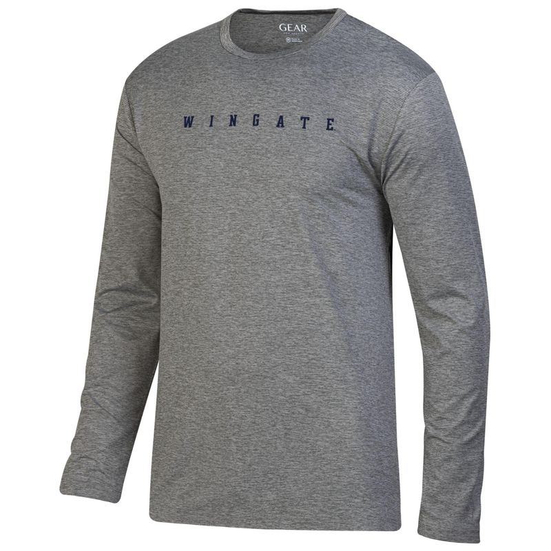 Navy Wingate Sunshaded Long Sleeve T Shirt