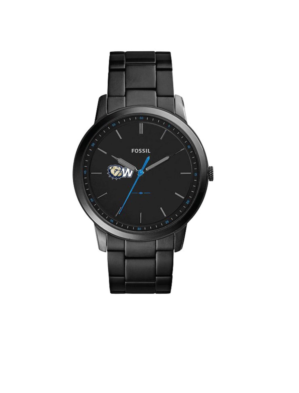 Black Stainless Dog Head W Watch