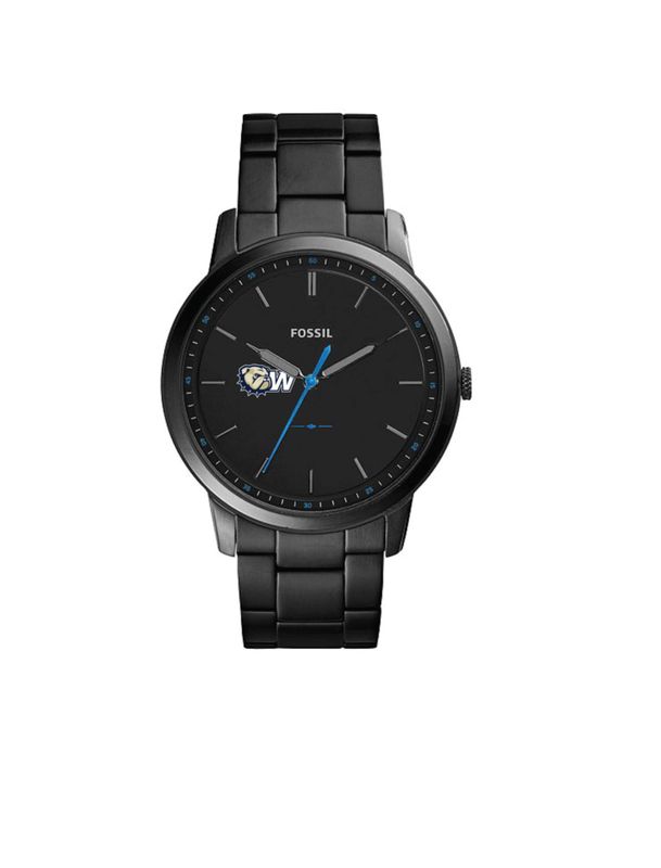 Black Stainless Dog Head W Watch