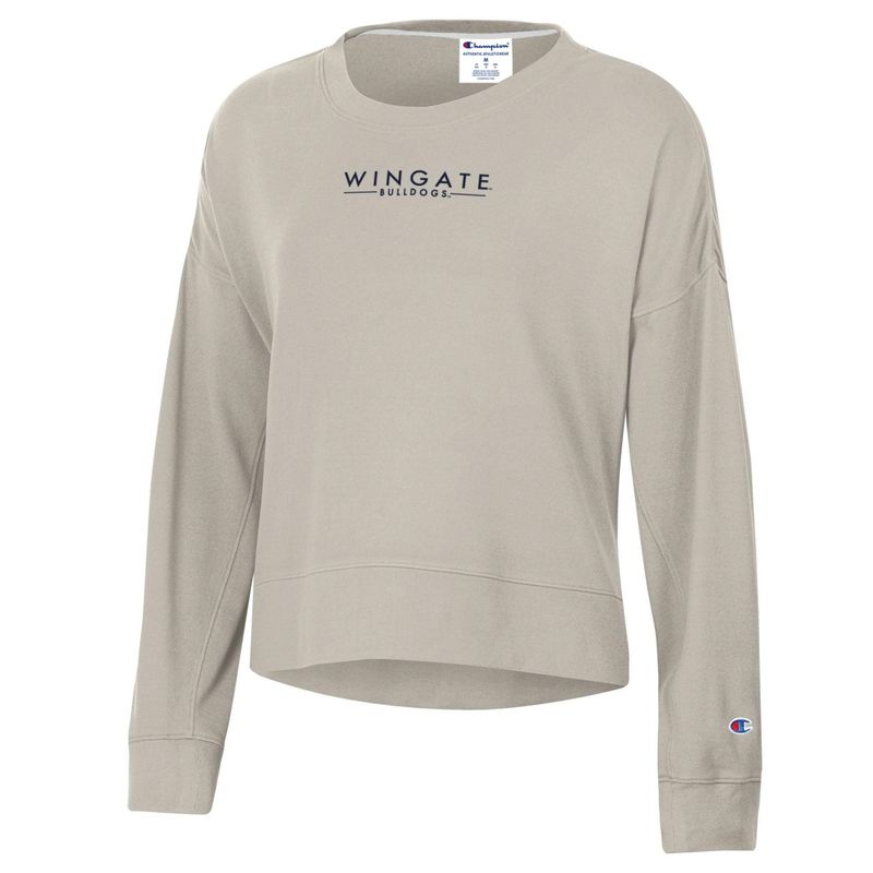 Butter Wingate Bulldogs Sueded Touch Crewneck