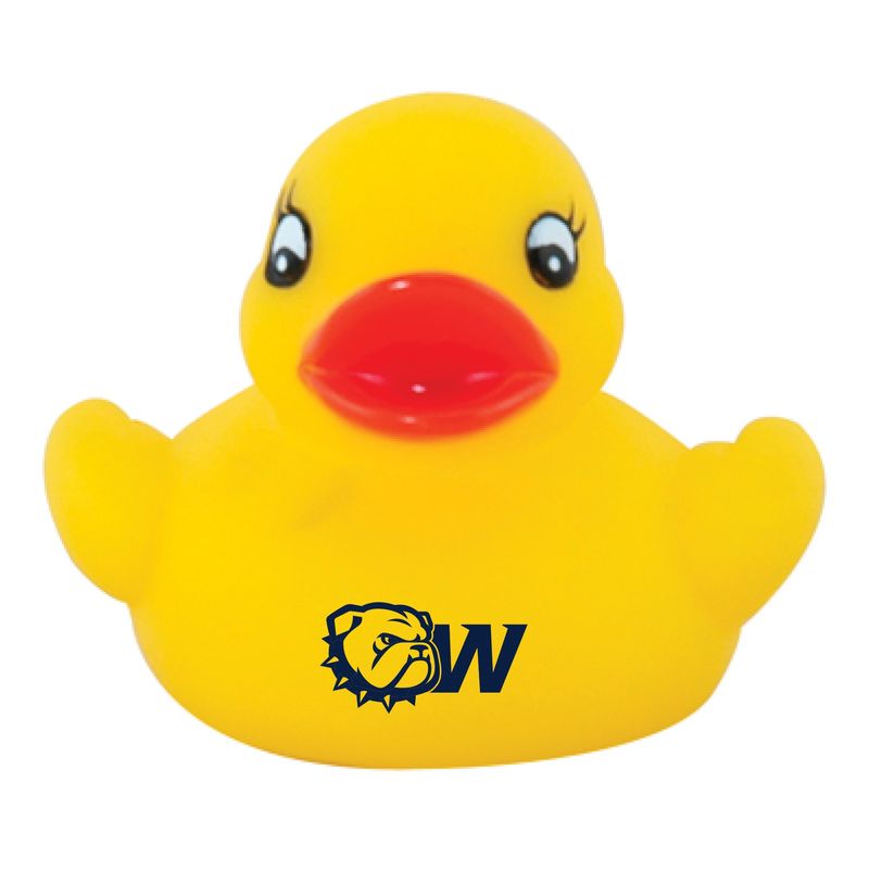 Small Dog Head W Rubber Duck