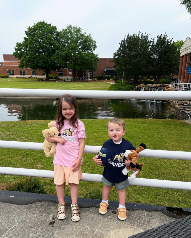 Toddler Navy Full Dog Over Wingate Short Sleeve T Shirt