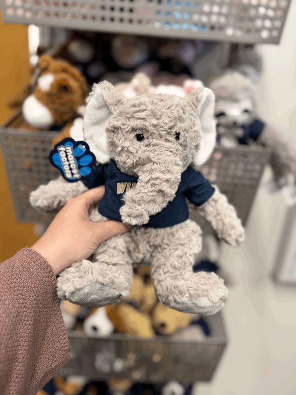 9" Grey Elephant Cuddle Buddy Plush