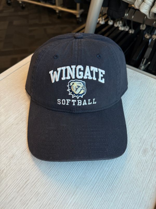 Deep Navy Wingate Dog Head Softball Unstructured Adjustable Hat