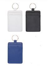 Leatherette Dog Head W Embossed ID Holder , Color: Blue