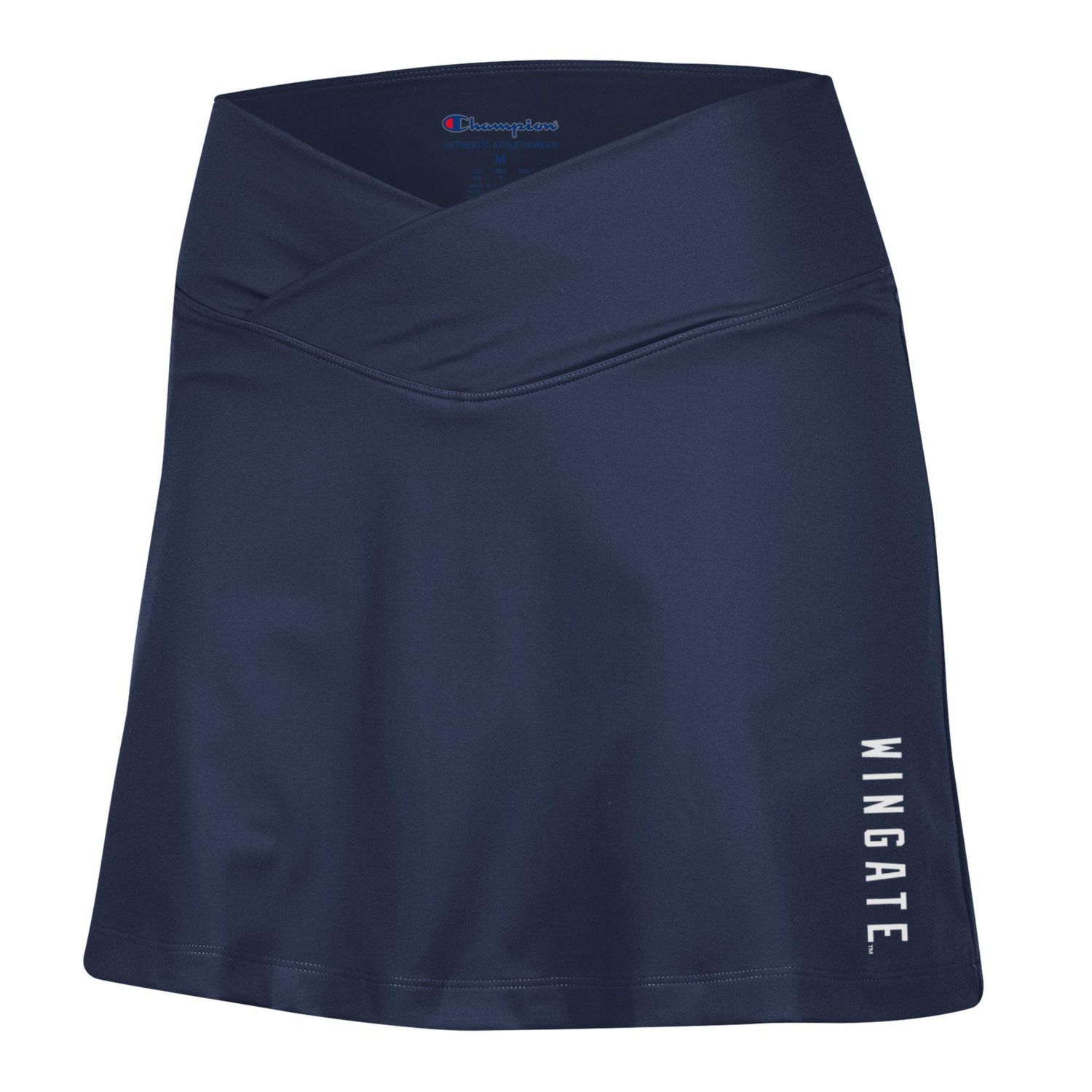 Ladies Navy Wingate Fitted V Front Skort, Size: SM