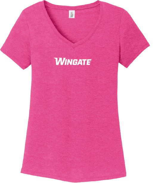 Fuchsia Frost Wingate VNeck Perfect Tri Short Sleeve T Shirt, Size: SM