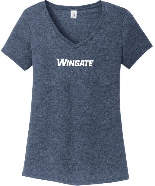 Navy Frost Wingate VNeck Perfect Tri Short Sleeve T Shirt, Size: SM