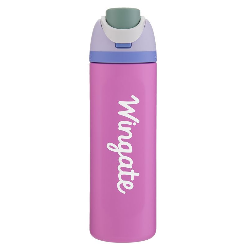 24oz Pink Wingate University Owala Bottle