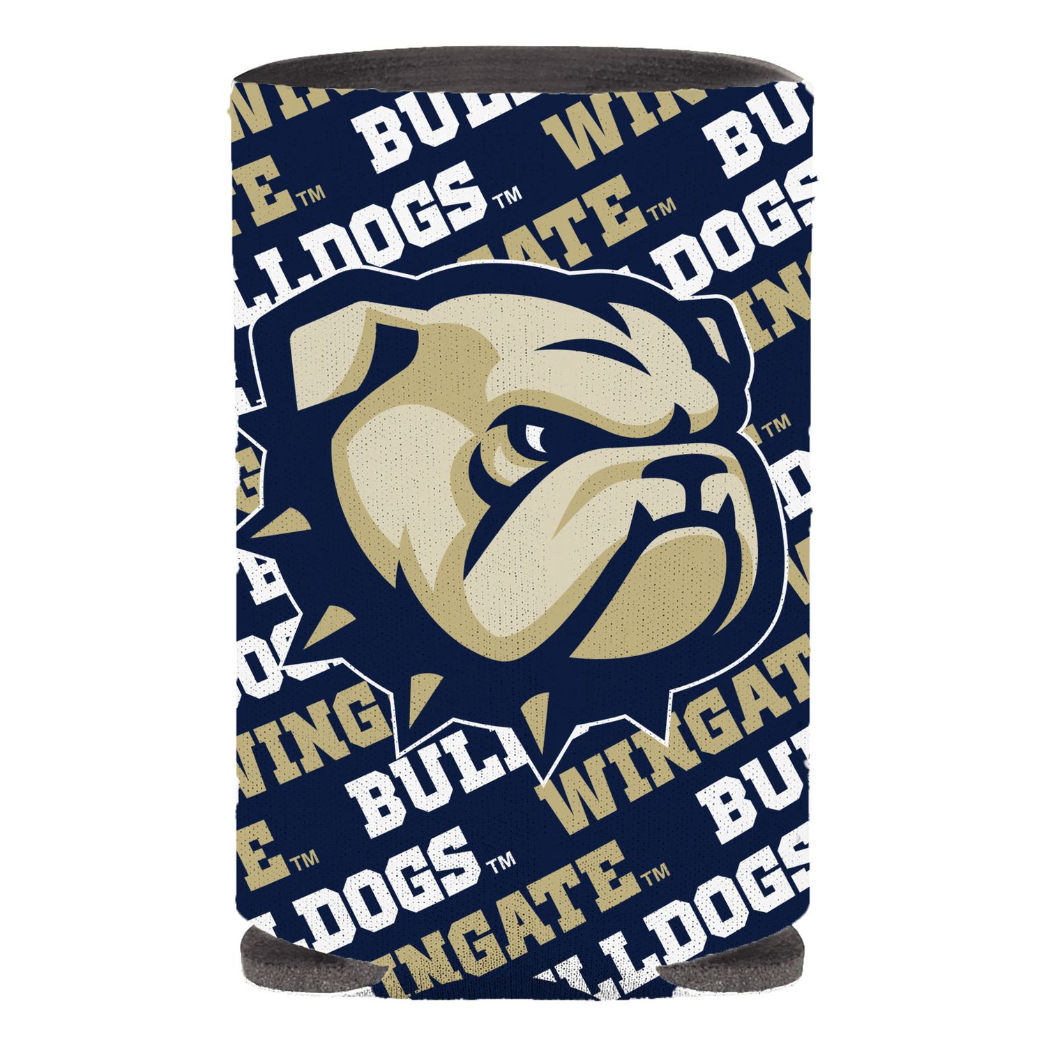 Wingate Bulldogs Dog Head Britepix Can Koozie